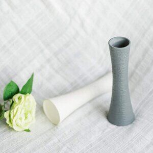 Fluted Stem Vase (Set of 2)